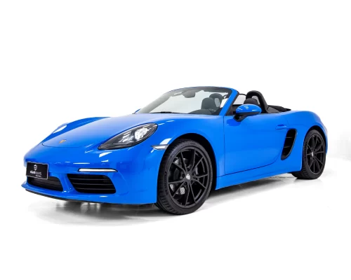 PORSCHE-718-BOXSTER-AZUL-DIANTEIRA-ESQUERDA