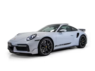 PORSCHE-911-TURBO-S-CINZA-GELO-METALICO-DIANTEIRA-ESQUERDA